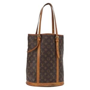 LOUIS VUITTON Monogram Bucket GM Shoulder Bag M42236 LV Auth ka950
